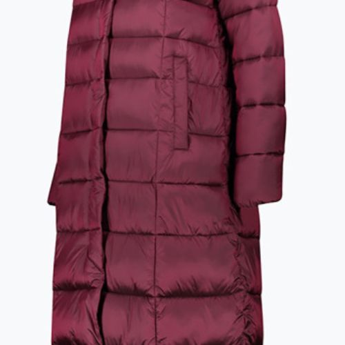 Moteriški CMP paltai Fix Hood Down Jacket Maroon 32K3136