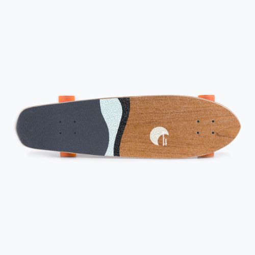 Globe Big Blazer brown-blue longboard riedlentė 10525195_TEAKOCNS