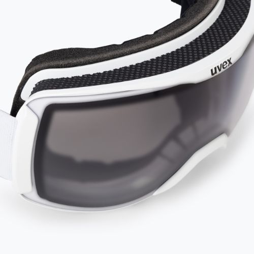 Slidinėjimo akiniai UVEX Downhill 2100 VPX white/variomatic polavision 55/0/390/1030