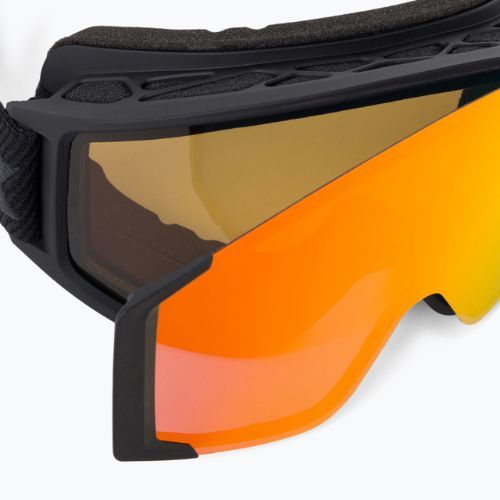 Slidinėjimo akiniai UVEX G.gl 3000 TOP black mat/mirror red polavision/clear 55/1/332/2130