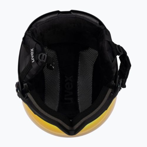 Slidinėjimo šalmas UVEX Wanted Visor black 56/6/262/1005