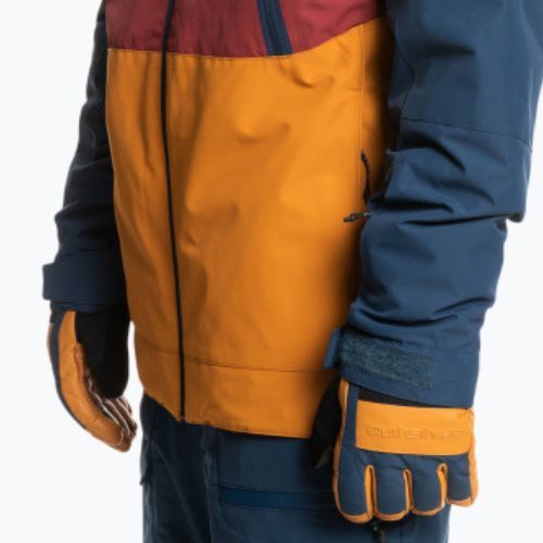 Quiksilver Sycamore vyriška snieglenčių striukė tamsiai mėlyna ir raudona EQYTJ03335