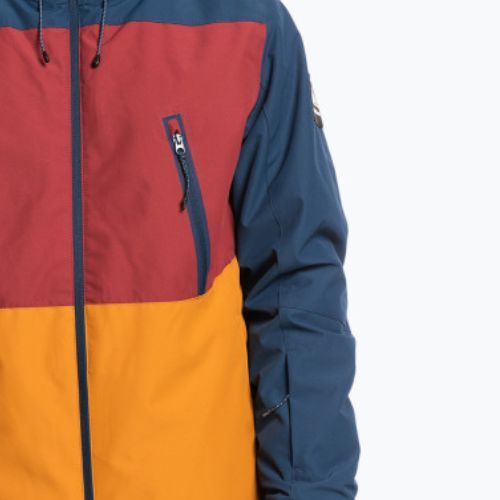 Quiksilver Sycamore vyriška snieglenčių striukė tamsiai mėlyna ir raudona EQYTJ03335
