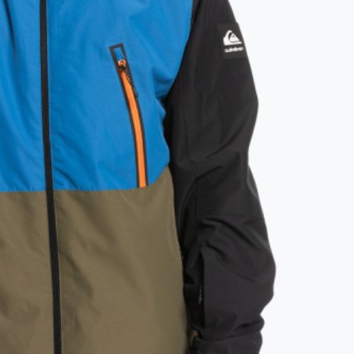 Quiksilver Sycamore vyriška snieglenčių striukė juodai mėlyna EQYTJ03335