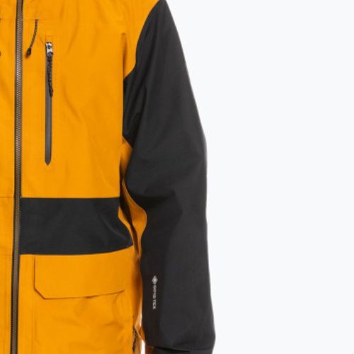 Quiksilver vyriška snieglenčių striukė Hlpro S Carlson 3l Gore-Tex yellow-black EQYTJ03383