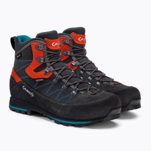 AKU Trekker Lite III GTX vyriški trekingo batai tamsiai pilki/orange