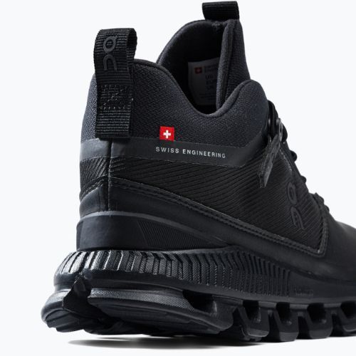 Moteriški bėgimo bateliai On Cloud Hi Waterproof black 2899672