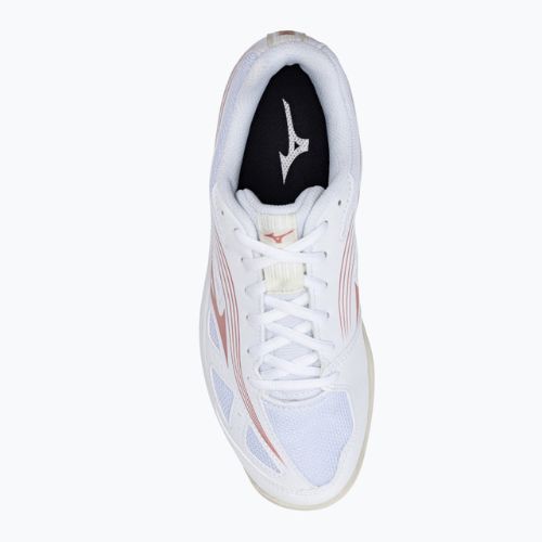 Moterų tinklinio bateliai Mizuno Cyclone Speed 3 white/pink V1GC2180K36_36.0/3.5