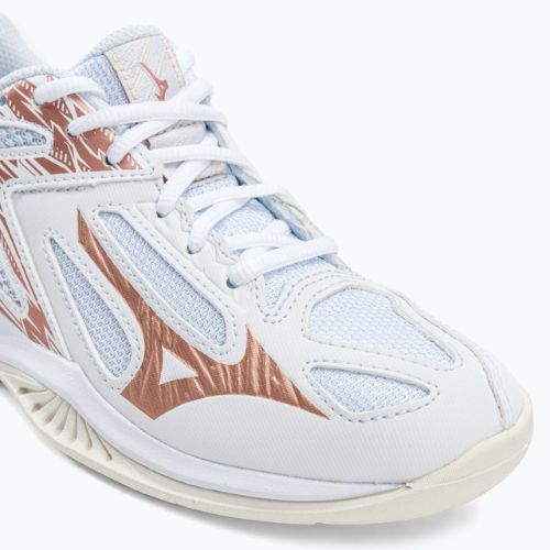 Mizuno Lightning Star Z6 vaikų tinklinio bateliai balti V1GD210336