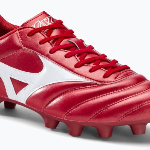 Vyriški futbolo bateliai Mizuno Morelia II Club MD raudoni P1GA221660