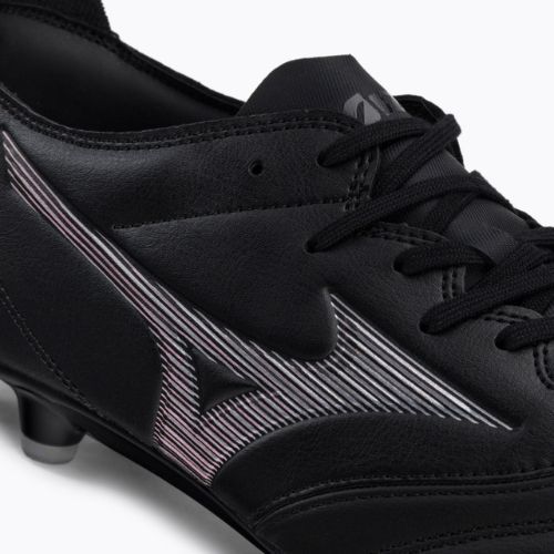Futbolo bateliai Mizuno Morelia Neo III Pro MD juodi P1GA228399