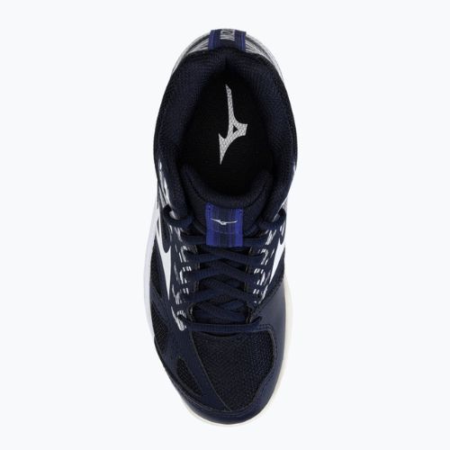 Mizuno Stealth Star Mid vaikiški rankinio bateliai tamsiai mėlyni X1GC211502