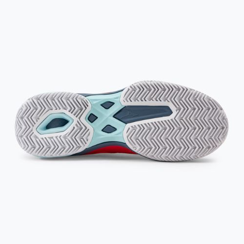 Moterų teniso bateliai Mizuno Wave Exceed Light CC Fierry Coral 2/White/China Blue 61GC222158