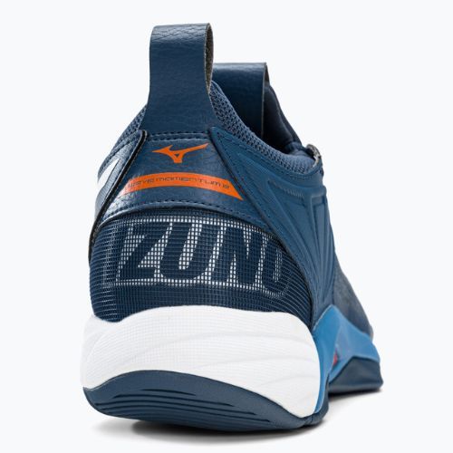 Vyriški tinklinio bateliai Mizuno Wave Momentum 2 navy blue V1GA211212
