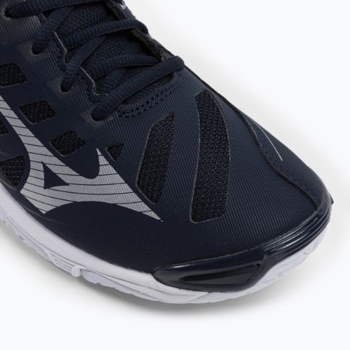 Vyriški tinklinio bateliai Mizuno Wave Voltage navy blue V1GA216001