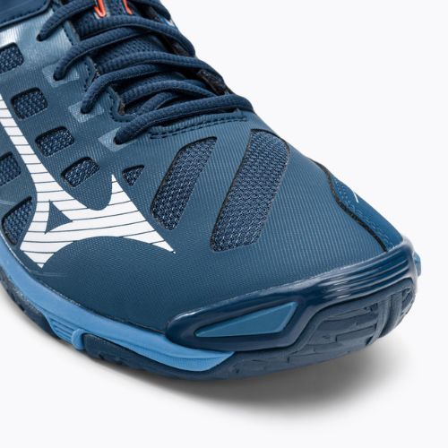 Vyriški tinklinio bateliai Mizuno Wave Voltage navy blue V1GA216021