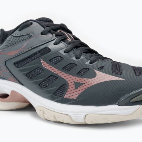 Moterų tinklinio bateliai Mizuno Wave Voltage Ebony/Rose/Quiet Shade V1GC216035