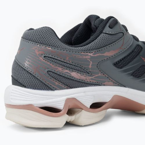 Moterų tinklinio bateliai Mizuno Wave Voltage Ebony/Rose/Quiet Shade V1GC216035