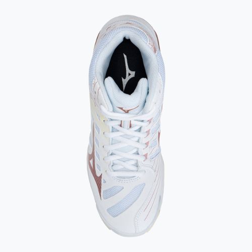Moterų tinklinio bateliai Mizuno Wave Voltage Mid white V1GC216536