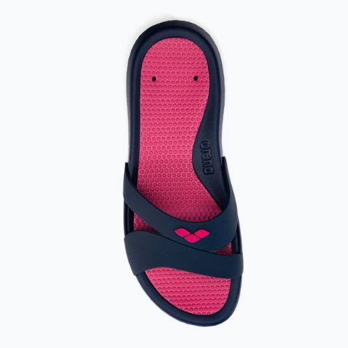 Moteriškos šlepetės arena Nina navy/magenta/navy