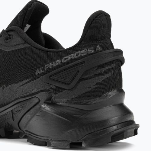Moteriški bėgimo bateliai Salomon Alphacross 4 GTX black/black