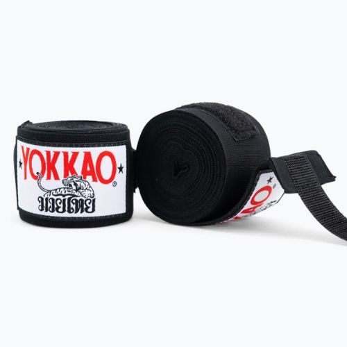 YOKKAO Premium bokso tvarsčiai juodi HW-2-1