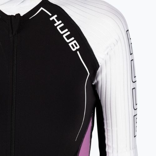 Moteriškas triatlono kostiumas HUUB Anemoi Aero Tri Suit black and white ANELCSW