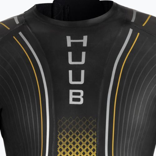 HUUB Vyriškos Agilis Ali Gold 3:5 triatlono putos Black/Yellow FRE35H