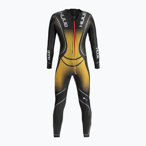 HUUB Vyriškos Agilis Ali Gold 3:5 triatlono putos Black/Yellow FRE35H