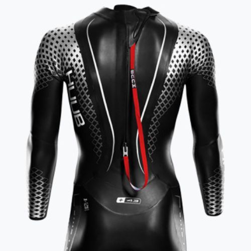 HUUB Lurz Open Water vyriškas triatlono hidrokostiumas juodas RACEOP