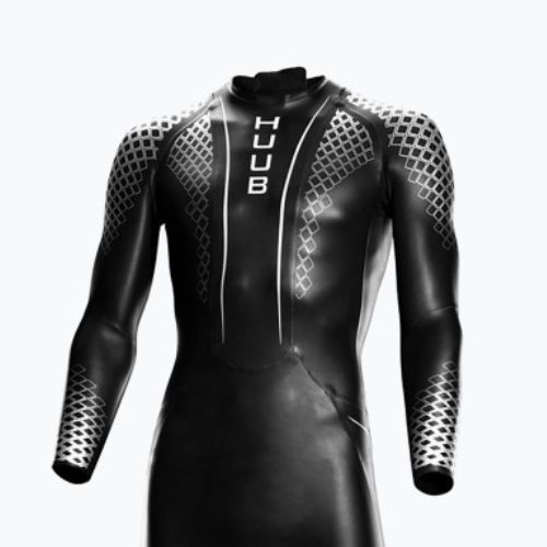 HUUB Lurz Open Water vyriškas triatlono hidrokostiumas juodas RACEOP