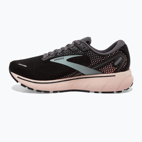 Brooks Ghost 14 moteriški bėgimo bateliai black/pearl/peach