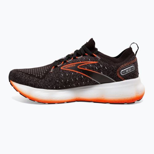 Brooks Glycerin StealthFit 20 vyriški bėgimo bateliai black/blackened pearl/fiery red