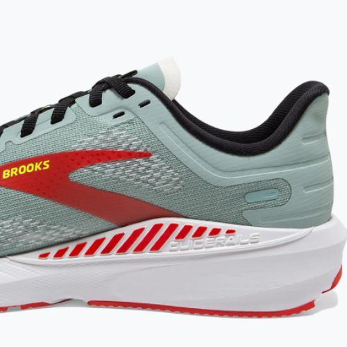 Brooks Launch GTS 9 moterų bėgimo bateliai blue surf/black/cherry tomato