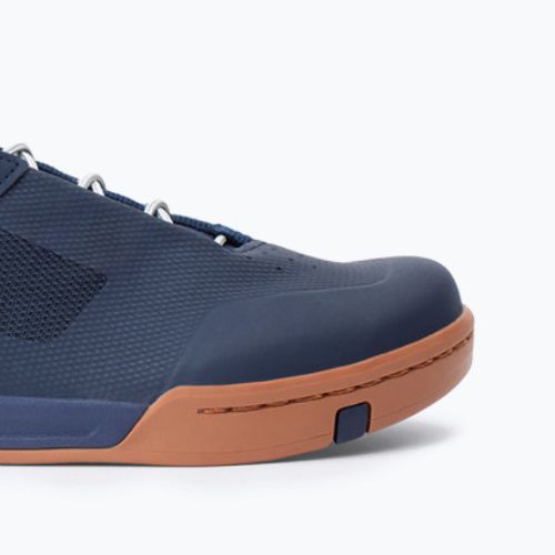 Vyriški platforminiai dviračių batai Crankbrothers Stamp Lace navy blue and brown CR-STL04281A105