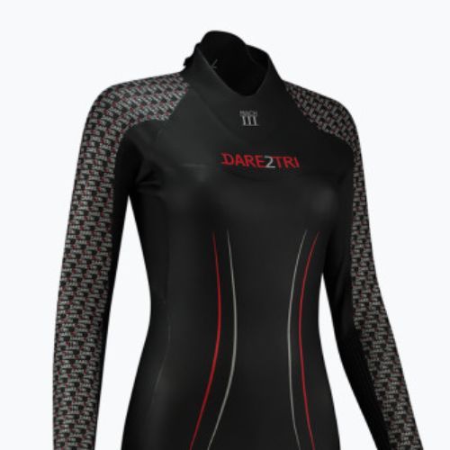 Moteriškas triatlono hidrokostiumas Dare2Tri Mach3 0.7 black 21004