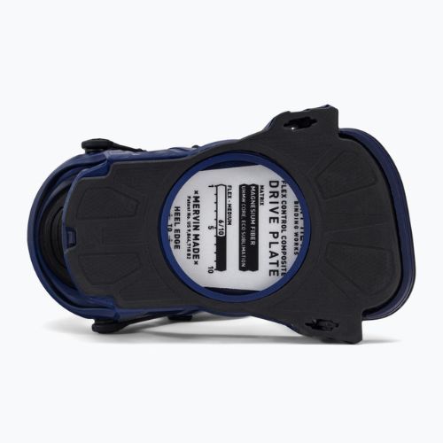 Snieglenčių surišimo įtaisai Bent Metal Axtion blue