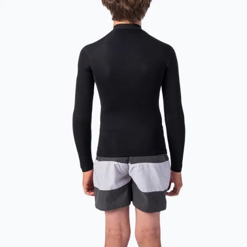 Rip Curl Dawn Patrol vaikiški neopreniniai marškinėliai juodi WVE8AJ