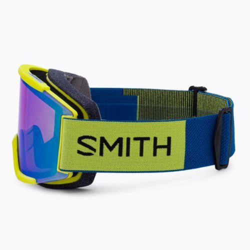 Smith Squad slidinėjimo akiniai neon yellow/chromapop everyday green mirror M00668