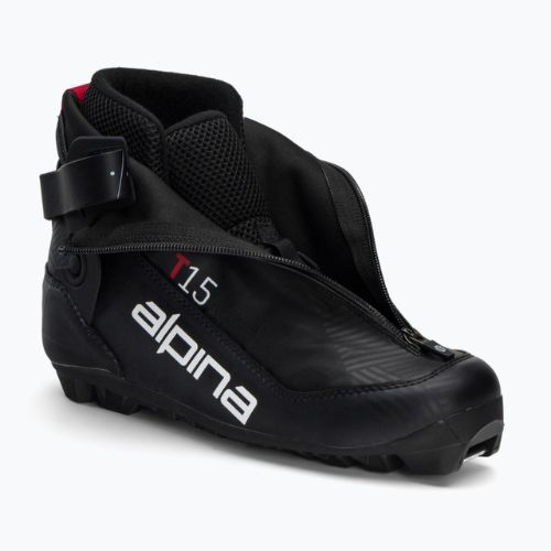 Vyriški bėgimo slidėmis batai Alpina T 15 black/red