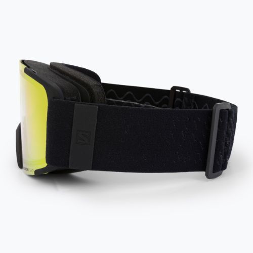 Salomon Xview Photo slidinėjimo akiniai juodi/juodai raudoni L40844100