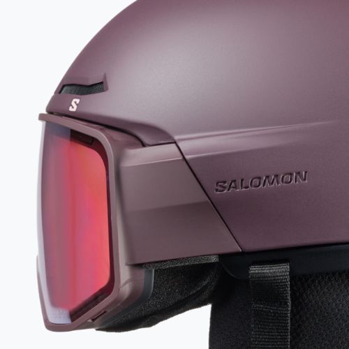Salomon Driver Pro Sigma S1 slidinėjimo šalmas violetinės spalvos L47012000
