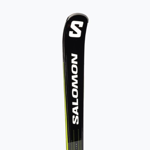 Salomon S Max 10 + M11 GW kalnų slidės juoda/geltona L47055700