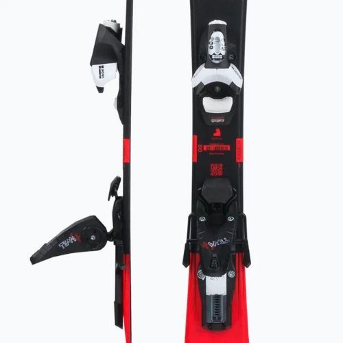 Vaikiškos kalnų slidės Rossignol Hero Pro + Team 4 GW Black Bulk red
