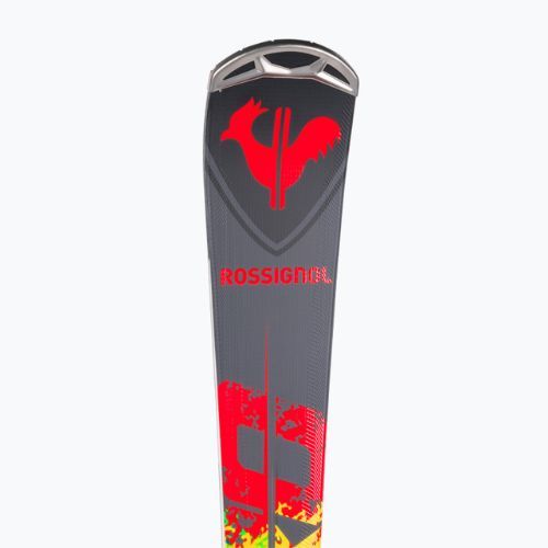 Rossignol Hero Elite ST TI LTD K + SPX14 juodos/raudonos kalnų slidės
