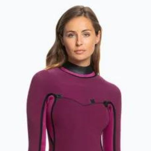 ROXY 4/3 Elite XT St Printed FZ GBS moteriškas juodos/juodos spalvos gėlėtas hidrokostiumas