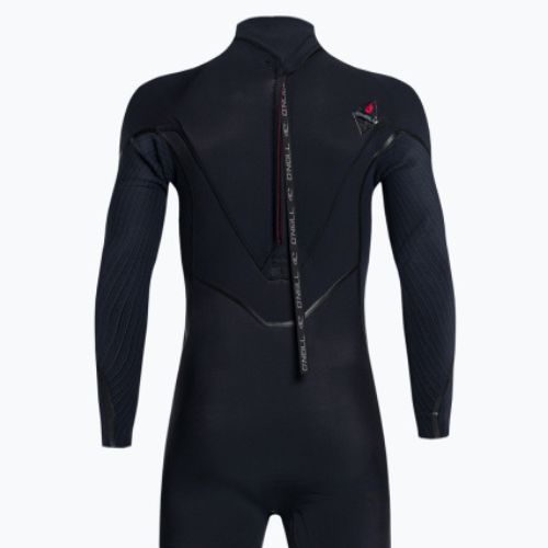 Vyriškas plaukimo hidrokostiumas O'Neill Hyperfreak Fire 5/4 Back Zip Full black