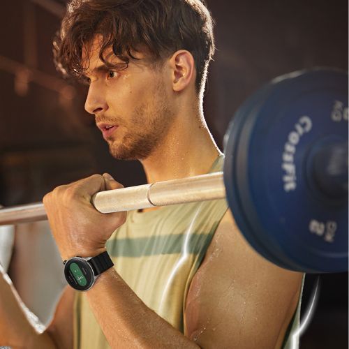 Amazfit GTR 4 Superspeed laikrodis + skalė juoda W2166EU1N