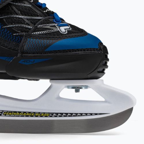 FILA X-One blue/lime vaikiškos pačiūžos