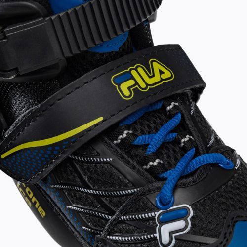 FILA X-One blue/lime vaikiškos pačiūžos